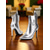 preiswerte Stiefeletten-Damen-Stiefeletten mit spitzer Zehenpartie und Stilettoabsatz in Gold-Metallic – stylisches High Heel-Schuhwerk für Partys im Nachtleben, Clubbing und Abendmode