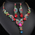 abordables Parures de Bijoux-Parure de bijoux 2 Chrome 1 Collier Boucles d'oreilles Femmes Élégant ancien Mode Le style rétro Classique Parure de Bijoux Pour Mariage Soirée robe demoiselle d honneur