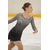 voordelige Schaatsjurken-Kunstschaatsjurk Dames Voor meisjes Schaatsen Jurken Zwart Asymetrische zoom Netstof Hoge Elasticiteit Opleiding Wedstrijd Kunstschaatskleding Klassiek Kristal / Bergkristal Lange mouw Schaatsen