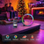 ieftine Luminile decorative inteligente-Lampă de masă inteligentă cu LED, iluminare RGB, IC, lumină de noapte care își schimbă culoarea, sincronizare muzicală, mod DIY, reglare continuă a intensității luminoase, pentru dormitor &amp;jocuri