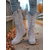 cheap Fashion Boots-Women's Red Suede Cowboy Knee High Boots with Embroidered Western Design and Low Block Heel – Country Style Boots for Ladies, Ideal for Rodeo, Festivals &amp; Casual Outfits
