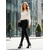 preiswerte Stiefeletten-Sexy schwarze Peep-Toe-Stilettos für Damen mit Cut-Out-Design – Plateaustiefeletten aus Kunstleder für Party und Abendgarderobe
