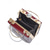 economico Clutch e borsette da sera-borsa da sera da donna in pelle verniciata color bordeaux con manico dorato, borsa in stile vintage Gatsby per cocktail party, matrimoni ed eventi formali