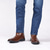 voordelige Cowboy &amp; Western Boots-Heren Amerikaanse vlag reliëf cowboy werklaarzen - duurzame bruine imitatieleren westernlaarzen met robuuste zool voor buiten en casual gebruik