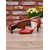 cheap Latin Shoes-Women's Red Cross Strap Ballroom Dance Shoes with Snake Print Heels - Professional Latin Tango Salsa Pumps for Gatsby Party and Elegant Ball Dance Events