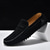 billige Casual loafers-Herre En pedal Retro Store størrelser Gange Fritid Daglig PU Bekvem Knehøye støvler Tøfler Rødbrun Svart Gul