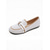 cheap Women's Slip-Ons &amp; Loafers-Women's Wide Width Flyknit Loafers with Knotted Bow – Casual Comfort Flat Shoes for Daily Wear and Travel