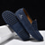 billige Casual loafers-Herre En pedal Retro Store størrelser Gange Fritid Daglig PU Bekvem Knehøye støvler Tøfler Rødbrun Svart Gul
