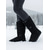 abordables Botas de nieve e invierno-Botas de invierno de media pantorrilla para mujer con forro polar afelpado: botas de nieve cálidas y acogedoras para uso informal en climas fríos
