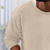 halpa miesten villapaita-Miesten Neulos Pusero Neuloa Normaali Yhtenäinen Tiukka pyöreä kaula-aukko Neulepaidat Päivittäin Vaatetus Raglan-hihat Talvi Apila Musta M L XL