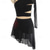 baratos Vestidos de Patinação Artística-Vestidos para Patinação Artística Mulheres Para Meninas Patinação no Gelo Vestidos Preto Patchwork Thumbhole Com Transparência Elastano Com Stretch Treino Ensaio / Prática Profissional Roupa para