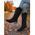 cheap Fashion Boots-Women's Red Suede Cowboy Knee High Boots with Embroidered Western Design and Low Block Heel – Country Style Boots for Ladies, Ideal for Rodeo, Festivals &amp; Casual Outfits