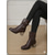 abordables Botas biker-Mujer Botas Botas holgadas Tallas Grandes Botines Botines Exterior Diario Botines Botines Con Cordón Tacón alto Tacón Cuadrado Dedo redondo Vintage Casual Estilo industrial Cuero PU PU Cremallera