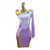 voordelige wedstrijd jurk-Latijnse dans Kleding Bloemblaadje Kristal / Strass Kwastje Dames Prestatie Feest Lange mouw Spandex