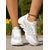 preiswerte Damen-Sneaker-Weiße Damen-Sneaker mit buntem Blumenmuster – leichte, lässige Modeschuhe zum Spazierengehen, Reisen und für die Straße