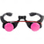 preiswerte Geschenke-Leuchtende rote Augenbrille gruselig Grim Reaper Cosplay Halloween Kostümzubehör Leuchtende Brille Brillen Rave Partygeschenke Weihnachtsgeschenk