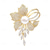 billiga Nålar och broscher-Broscher Klassisk Retro geometriska Blomma Elegant Mode Personlig Enkel Brosch Smycken Guld Till Bröllop Fest Gåva Förlovning Bal Festival