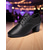 cheap Jazz Shoes-Women's Genuine Leather Blue Lace-Up Oxford Dance Shoes with Low Block Heel - Professional Ballroom &amp; Latin Practice Footwear