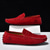 billige Casual loafers-Herre En pedal Retro Store størrelser Gange Fritid Daglig PU Bekvem Knehøye støvler Tøfler Rødbrun Svart Gul