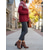 abordables Bottines-Bottines en similicuir marron pour femme avec fermeture éclair latérale – bottines courtes décontractées à talon carré pour le travail, le shopping et les tenues de tous les jours