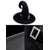 cheap Halloween Accessories-Women's Halloween Velvet Witch Hat with Rhinestone Buckle – Classic Gothic Costume Accessory for Parties and Cosplay