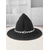 abordables Accessoires d'Halloween-Chapeau de sorcière d'Halloween pour femme, chapeau vintage à large bord pointu avec bande de corde, accessoire de costume gothique pour cosplay et fêtes