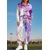 cheap Tracksuits-Women&#039;s Sweatshirt Tracksuit 2 Piece Tracksuit Drawstring Zip Up Geometry Clothing Suit Fall Purple Vocation Outdoor Travel Lightweight Fashion Long Sleeve Sport Activewear Stretchy Regular Fit