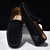 billige Casual loafers-Herre En pedal Retro Store størrelser Gange Fritid Daglig PU Bekvem Knehøye støvler Tøfler Rødbrun Svart Gul