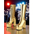 voordelige Disco- &amp; Hippiestijl uit de jaren 70-Dames gouden metallic platform go-go laarzen met dikke hakken - laarzen in punkdiscostijl uit de jaren 80 voor het nachtleven, feesten en muziekfestivals