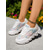 preiswerte Damen-Sneaker-Weiße Damen-Sneaker mit buntem Blumenmuster – leichte, lässige Modeschuhe zum Spazierengehen, Reisen und für die Straße