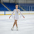 baratos Vestidos de Patinação Artística-Vestidos para Patinação Artística Mulheres Para Meninas Patinação no Gelo Vestidos Branco Patchwork Thumbhole Com Transparência Elastano Com Stretch Treino Ensaio / Prática Profissional Roupa para