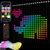 abordables Lumières de Maison Intelligente-Rideau lumineux intelligent à LED, rideau lumineux à LED changeant de couleur, rideaux lumineux à guirlande lumineuse féerique dynamique à faire soi-même pour décor de chambre à coucher, fête,