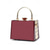 economico Clutch e borsette da sera-borsa da sera da donna in pelle verniciata color bordeaux con manico dorato, borsa in stile vintage Gatsby per cocktail party, matrimoni ed eventi formali