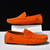 billige Casual loafers-Herre En pedal Retro Store størrelser Gange Fritid Daglig PU Bekvem Knehøye støvler Tøfler Rødbrun Svart Gul