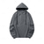 abordables sudaderas basicas hombre-Hombre Sudadera Lana Polar Sudadera con capucha y cremallera de un cuarto Negro Verde Ejército Gris Con Capucha Plano Correa Cremallera de un cuarto Deporte Diario Festivos Poliéster Ropa de calle
