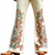 abordables Pantalones casuales estampados para hombre-Hombre Estampado Floral Flores Pantalones de discoteca Pantalones de campana de los años 60 y 70 Media cintura occidental retro de la vendimia Exterior Vacaciones Casual Bolsillos laterales