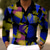 cheap Men&#039;s Geometric Polo-Men&#039;s Geometic Polo Long Sleeve Polo Shirts Lapel Casual Outdoor Athleisure Daily Wear 3D Print Buttons Spring Fall Winter Yellow Blue Green