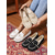 cheap Women's Slip-Ons &amp; Loafers-Women's Wide Width Flyknit Loafers with Knotted Bow – Casual Comfort Flat Shoes for Daily Wear and Travel