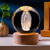 cheap Christmas Gift Lights-3D Crystal Virgin Mary Statue Figurine with Wooden Base,Christmas Gift,Laser Etched Crystal Our Lady of Guadalupe Glass Sphere Statue, Mary Christian Catholic Religious Easter Gifts