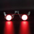 preiswerte Geschenke-Leuchtende rote Augenbrille gruselig Grim Reaper Cosplay Halloween Kostümzubehör Leuchtende Brille Brillen Rave Partygeschenke Weihnachtsgeschenk