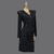 voordelige wedstrijd jurk-Latin Salsa Dance Kleding Strass Kwastje Gesplitst Dames Prestatie Feest Lange mouw Netstof Spandex