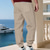 voordelige Joggingbroek-Voor heren Joggingbroeken Jogger Broek Jacquard Trekkoord Zak Effen Comfort Buitensporten Dagelijks Modieus Casual Zwart Wit Micro-elastisch