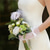 preiswerte Handschuhe-Spitze Handgelenklänge Handschuh Elegant / Stilvoll / Süßer Stil Mit Unifarbe Hochzeit / Party-Handschuh