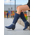 abordables Bottes souples-Bottes souples marron à rabat pour femmes avec talons moyens - Bottes de style western en faux daim à tige convertible à 2 voies pour le streetwear quotidien et les tenues d'automne