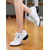 cheap Dance Sneakers-Women's White Lace-Up Dance Shoes - Professional Ballroom Practice Sneakers for Latin, Jazz and Party Performances