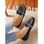 cheap Women's Slip-Ons &amp; Loafers-Women's Wide Width Flyknit Loafers with Knotted Bow – Casual Comfort Flat Shoes for Daily Wear and Travel