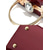 economico Clutch e borsette da sera-borsa da sera da donna in pelle verniciata color bordeaux con manico dorato, borsa in stile vintage Gatsby per cocktail party, matrimoni ed eventi formali
