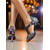 رخيصةأون أحذية لاتيني-حذاء رقص لاتيني نسائي برباط بتصميم شبكي مطرز - كعب احترافي للرقص في الصالات للعروض والحفلات