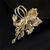 billiga Nålar och broscher-Broscher Klassisk Retro geometriska Blomma Elegant Mode Personlig Enkel Brosch Smycken Guld Till Bröllop Fest Gåva Förlovning Bal Festival