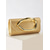 economico Clutch e borsette da sera-pochette da sera metallizzata da donna con manico dorato, elegante borsa a tracolla in similpelle, opzioni multicolore per matrimoni, cocktail party ed eventi formali